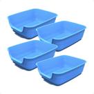 Combo 4 Bandeja Jumbox Pet Injet - Azul