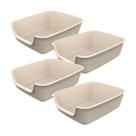 Combo 4 Bandeja Jumbox Pet Injet - Nude