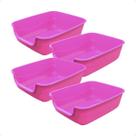 Combo 4 Bandeja Jumbox Pet Injet - Rosa