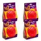 Combo 4 Bola Lisa 95 TR Mypetone - Vermelho
