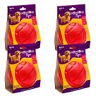 Combo 4 Bola Lisa TR 75 Mypetone - Vermelho