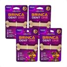 Combo 4 Brinquedo Osso Bamboo Brinca Dent One Sabor Bacon - I - Pequeno