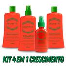 COMBO 4 em1 SIDARTA COSMÉTICOS com Óleo, Tônico, Shampoo e Condicionador Explosivo capilar