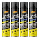 Combo 4 espuma multiuso lavanda mundial prime - 300ml/251g