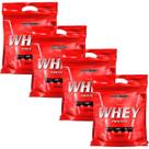 Combo 4 - Nutri Whey Protein - Refil Baunilha 907g - Integralmédica