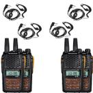 Combo 4 Rádios Comunicadores Baofeng UV-6R
