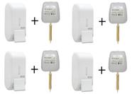 Combo 4 Saboneteiras Compacta Premisse Urban Branca