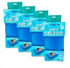 Combo 4 Tapete Gelado Mypetone 50x65 Tamanho Médio para Cães - Azul