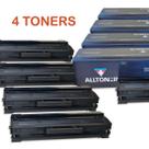 Combo 4 toners compatíveis com samsung mlt-d101s ml2160 ml2161 ml2165 scx3400 scx3401 alltoner 1.5k 4units