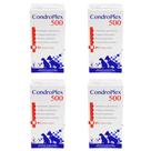 Combo 4 Unidades CondroPlex 500 60 comp suplemento Cães e Gatos - Avert