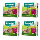 Combo 4 Unidades Drontal Spot On 1,12 ml para Gatos 5 a 8 kg - Bayer