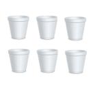 Combo 400 Copos Isopor 120ml Para Café Sopa Chá sorvete
