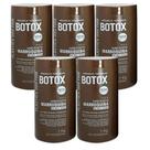 combo 5 Botox Plastica dos Fios Marroquina Alisamento e Redutor de Volume Capilar 1Kg