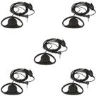 Combo 5 Fones de Ouvido Para Rádio Comunicador T210BR T600
