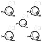 Combo 5 Fones de SIlicone Baofeng Para Rádio UV82 UV5R RC3002