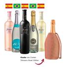 Combo 5 Garrafas Zero Álcool + Brinde Cooler Térmico Rosé Glitter Combo 5 Garrafas Zero Álcool + Brinde Cooler Térmico Rosé Glitter