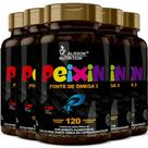 Combo 5 Omega 3 Peixin Sabor Cereja mastigaveis - Alisson Nutrition Combo 5 Omega 3 Peixin Sabor Cereja mastigaveis - Alisson Nutrition