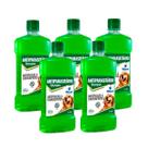 Combo 5 Shampoo Antiparasitário World Veterinária Dug's para Cães - 500ml