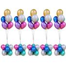 Combo 5 Suporte Balão Base 1,30m Armação Decoração Festa