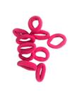 Combo 50 un Xuxinhas elásticos para cabelo pequeno rosa
