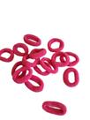 Combo 50 un Xuxinhas elásticos para cabelo pequeno rosa
