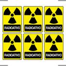 Combo 6 Adesivos De Sinalização Lixo Radioativo 15x20 Ekomunike - S-245 F9e
