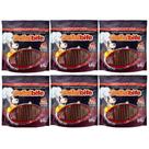 Combo 6 pacotes Bifinho para cachorro palito flexível Delicibife Carne 650g
