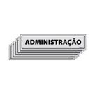 Combo 6 Placas De Sinalização Administração 30x7 Ecom IA - B-513 F9e Combo 6 Placas De Sinalização Administração 30x7 Ecom IA - B-513 F9e