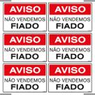 Combo 6 Placas De Sinalização Aviso Não Vendemos Fiado 30x20 Ekomunike - P-12/1 F9e Combo 6 Placas De Sinalização Aviso Não Vendemos Fiado 30x20 Ekomunike - P-12/1 F9e