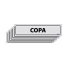 Combo 6 Placas De Sinalização Copa 30x7 Ecom IA - B-512/1 F9e Combo 6 Placas De Sinalização Copa 30x7 Ecom IA - B-512/1 F9e