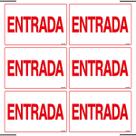 Combo 6 Placas De Sinalização Entrada 30x20 Ekomunike - S-213/2 F9e Combo 6 Placas De Sinalização Entrada 30x20 Ekomunike - S-213/2 F9e