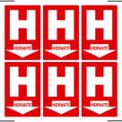 Combo 6 Placas De Sinalização Hidrante 20x30 Ekomunike - X-721 F9e Combo 6 Placas De Sinalização Hidrante 20x30 Ekomunike - X-721 F9e