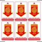 Combo 6 Placas De Sinalização Hidrante A Água 20X30 Ekomunike - X-710 F9e