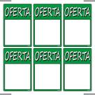 Combo 6 Placas De Sinalização Oferta 20x30 Ekomunike - P-18 F9e