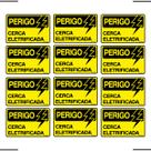 Combo 6 Placas De Sinalização Perigo Cerca Eletrificada 15x20 Ekomunike - S-220 F9e