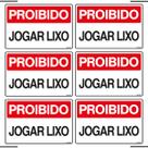 Combo 6 Placas De Sinalização Proibido Jogar Lixo 30x20 Ekomunike - P-10 F9e Combo 6 Placas De Sinalização Proibido Jogar Lixo 30x20 Ekomunike - P-10 F9e