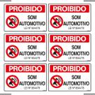 Combo 6 Placas De Sinalização Proibido Som Automotivo 30x20 Ekomunike - S-233/1 F9e Combo 6 Placas De Sinalização Proibido Som Automotivo 30x20 Ekomunike - S-233/1 F9e
