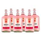 Combo 6x Gin Rocks Rose Strawberry Morango 995ml