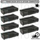 Combo 7 Toner Sp3500 3500 5 Un Compatível C/ Ricoh SP3500 SP3510 SP3400 SP3500 SP3510SF SP3500SF