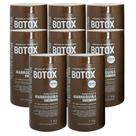 combo 8 Botox Plastica dos Fios Marroquina Alisamento e Redutor de Volume Capilar 1Kg