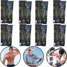 Combo 8 Pomadas Fisiofort Preta Premium Relaxante Intensivo 150g Original Bisnaga