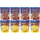 Combo 8 Unidades Petisco Para Cachorro Ossinho Palito Deliciosso 4 Carne e 4 Frango