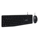 Combo Alltek Teclado e Mouse USB, Com fio ATKC010 Preto