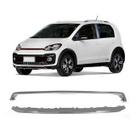 Combo Aplique Inferior e Superior Spoiler Dianteiro Up! Xtreme 2018 A 2021 Prata