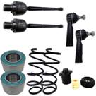 Combo Articulação Axial + Ponteira da Direção Hidráulica + Amortecedor Dianteiro + Mola Dianteira + Rolamento da Roda Dianteira