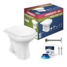 Combo Bacia Loren Luna Convencional Branca 7720017 Lorenzetti
