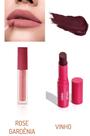 COMBO Batom Líquido + Hidra Balm Eudora Ninna Secrets (2 itens)