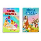 Combo Bíblia Infantil Letras Grandes - Kit com 2 Livros