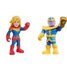 Combo Bonecos Marvel PLK Super Heroes - Hasbro