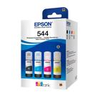 Combo box com 04 unidades de tinta t544 l3110 l320 l3250, orignais, seladas e lacradas. promocao.